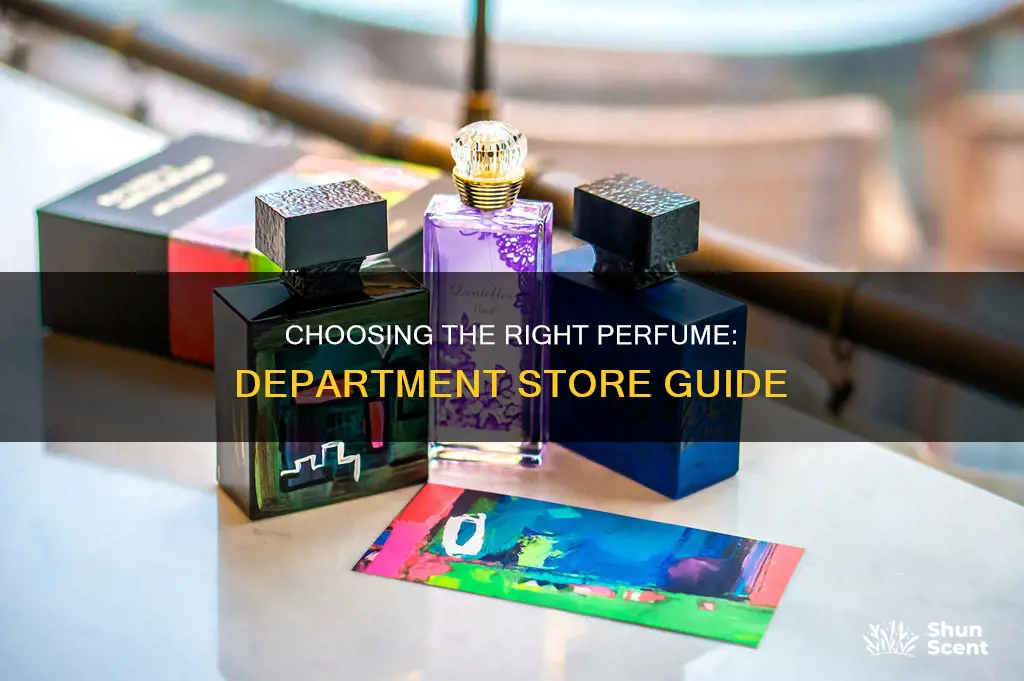 how to select perfume department stores