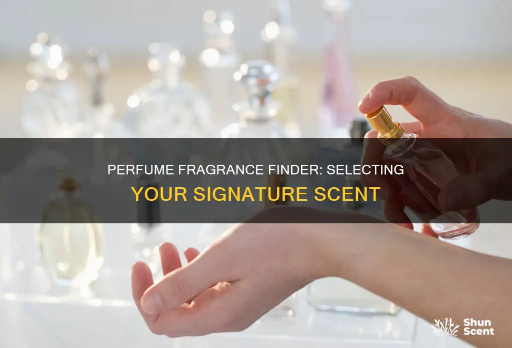 how to select perfume fragrance finder