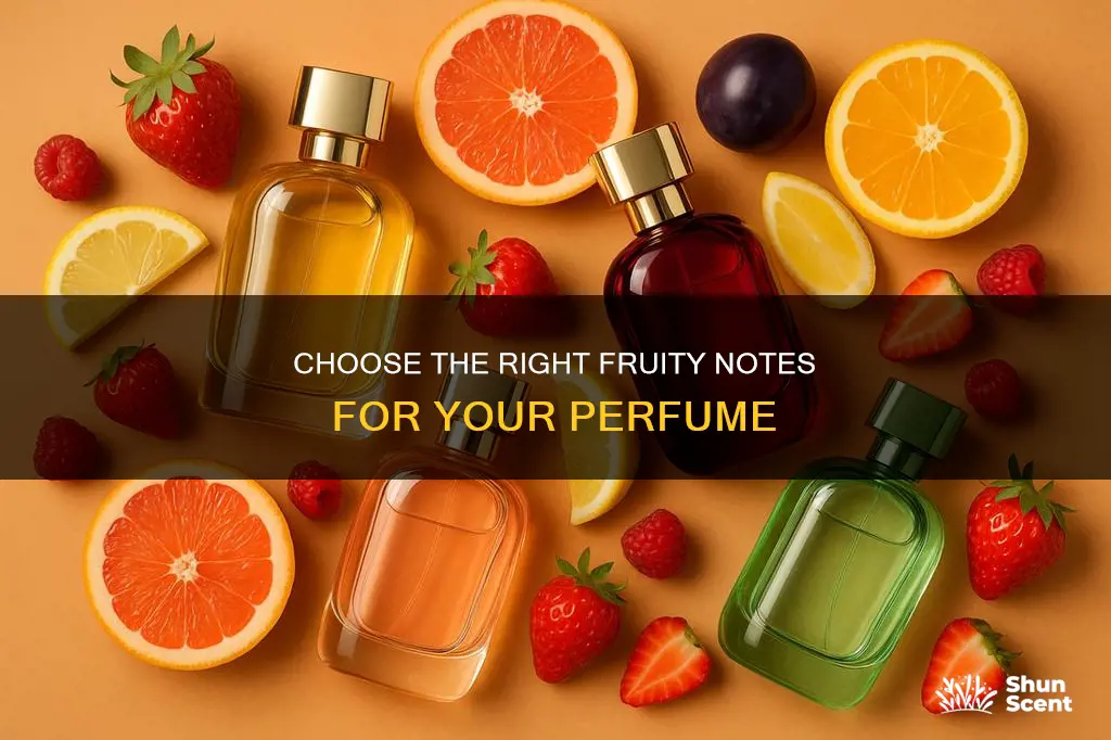 how to select perfume fruity notes