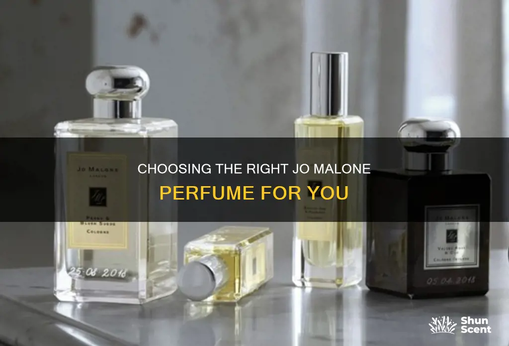 how to select perfume jo malone