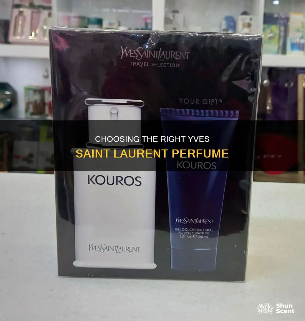 how to select perfume yves saint laurent