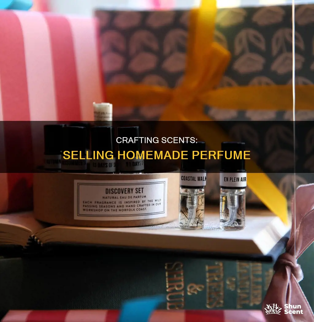 how to sell homemade perfume