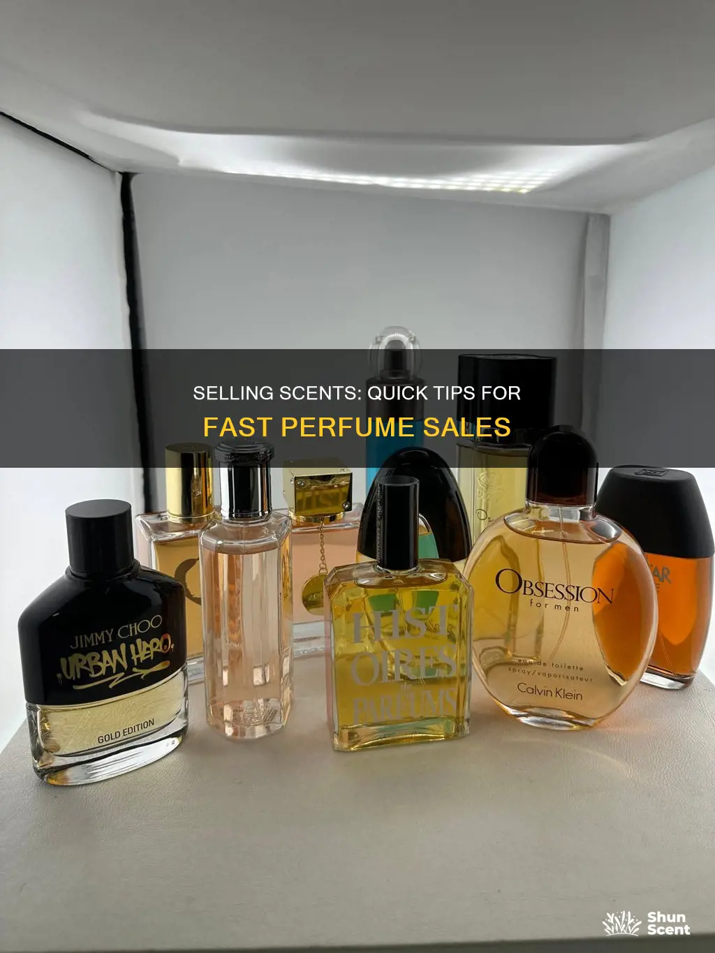 how to sell perfumes fast