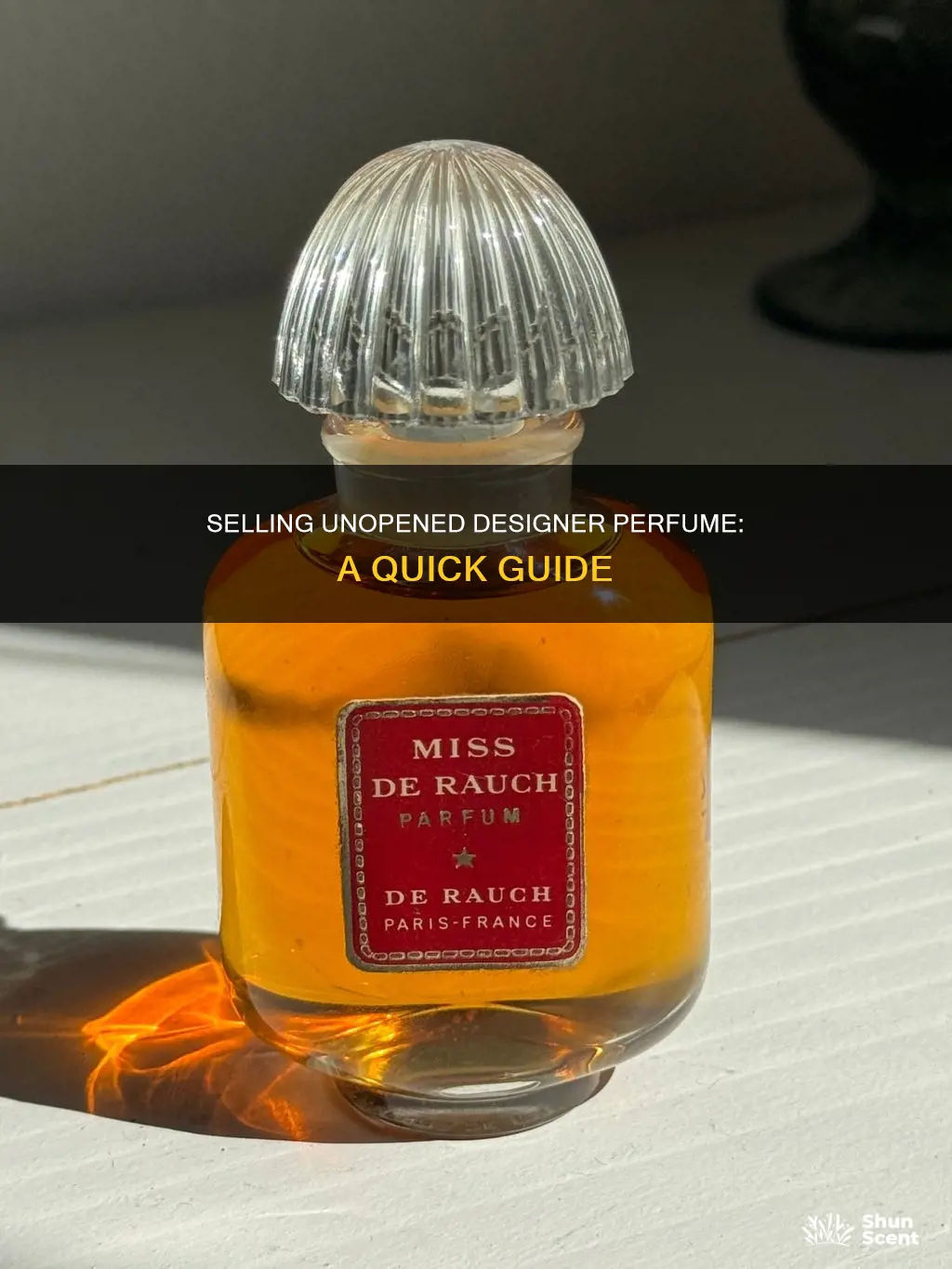 how to sell unopened designer perfume