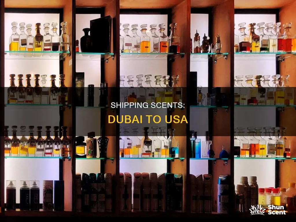 how to send perfume from dubai to usa