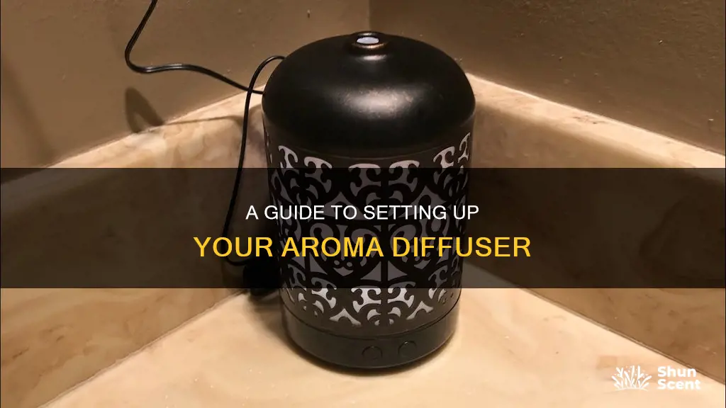 how to set aroma diffuser