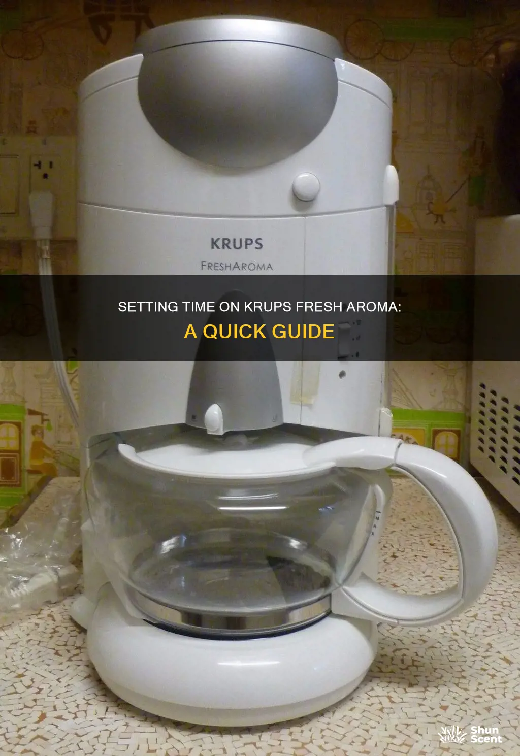 how to set time on krups fresh aroma