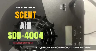Mastering Your Scent Air SDD-4004: A Quick Time-Setting Guide