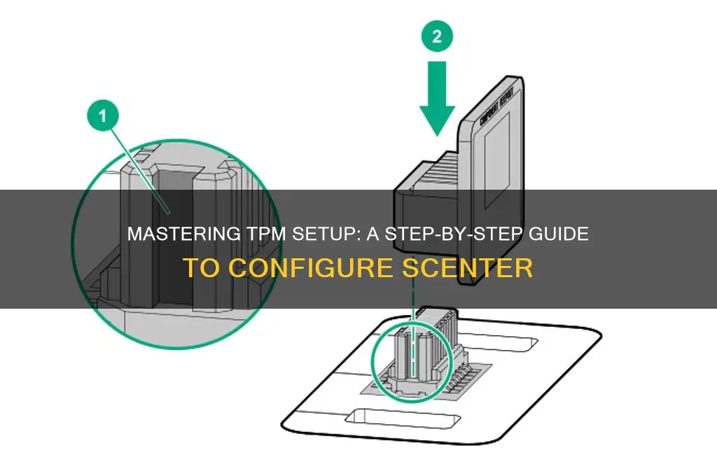 how to set tpm scenter
