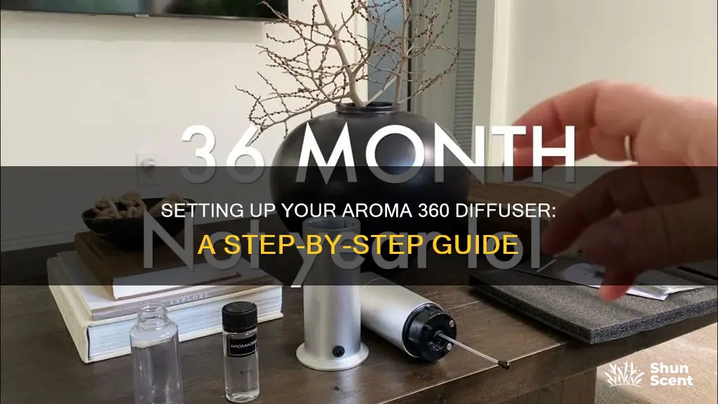 how to set up aroma 360 diffuser