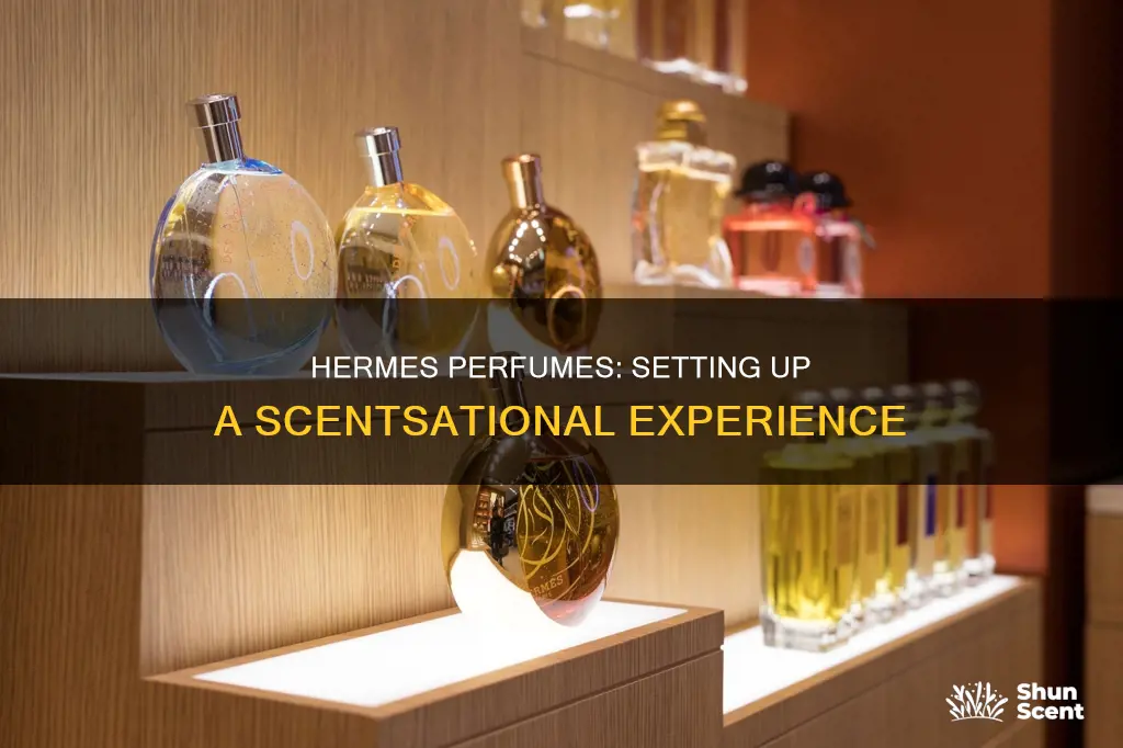how to set up hermes perfums