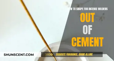 Creating Cement Incense Holders: Shaping and Design