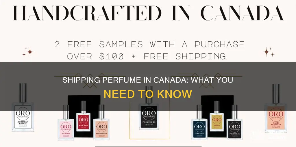 how to ship perfume in canada