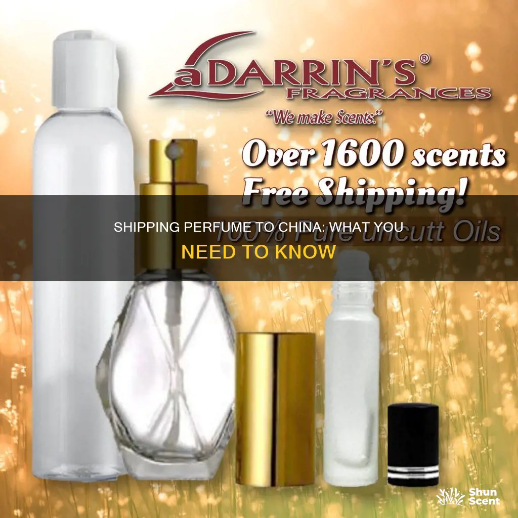 how to ship perfume to china