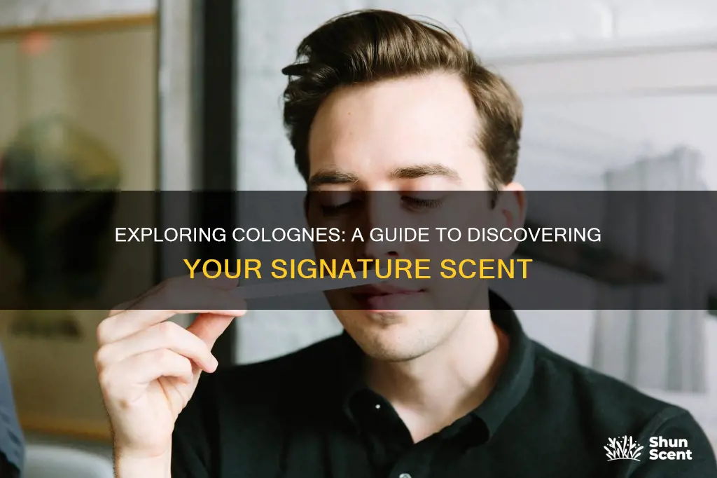 how to smell different colognes