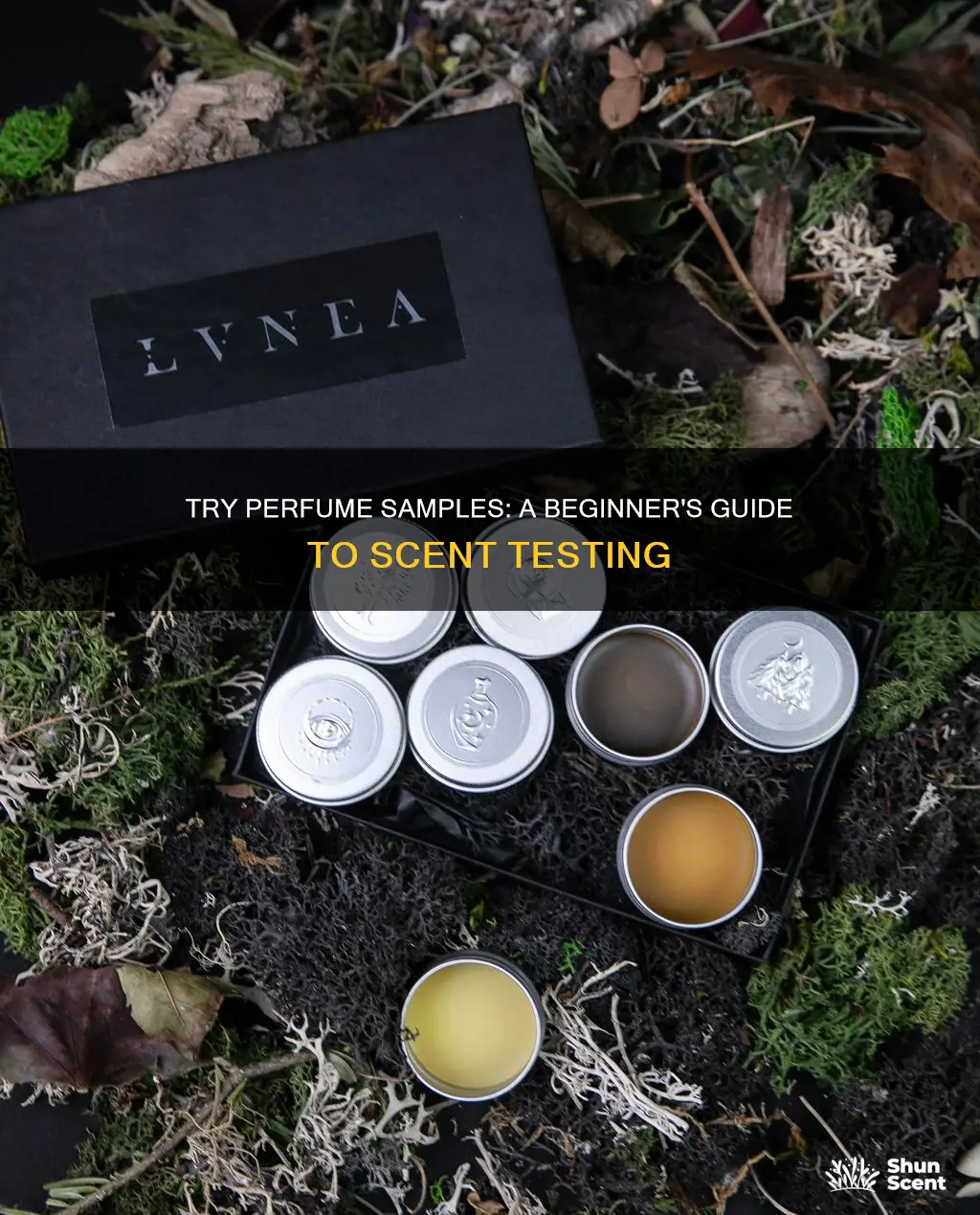 how to smell perfume samples