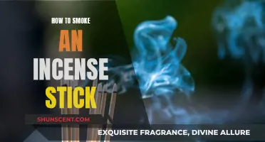 A Guide to Incense Stick Smoking