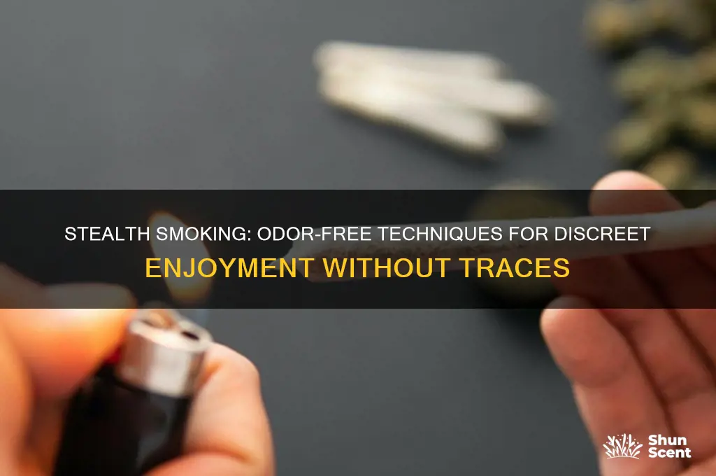 how to smoke without leaving a scent