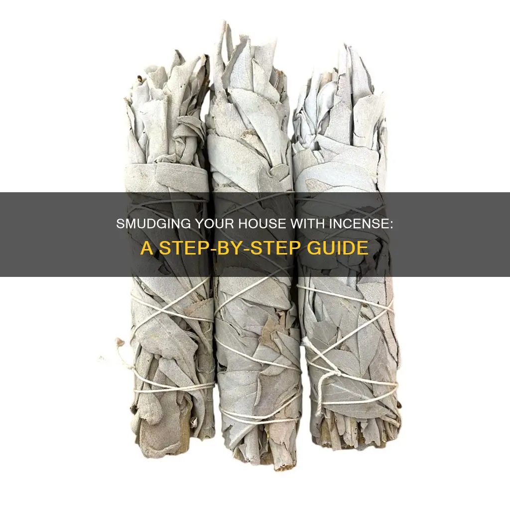 how to smudge a house with incense