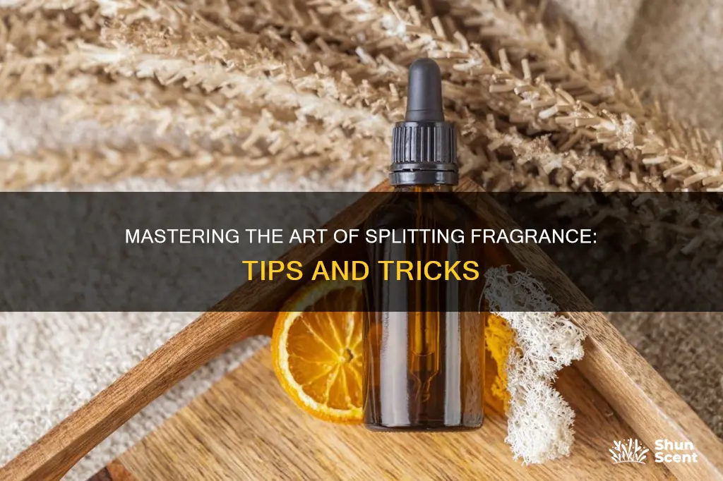 how to split fragrance