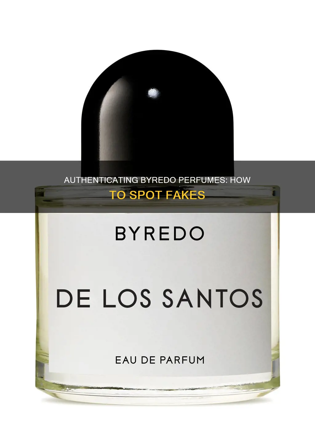 how to spot a fake byredo perfume