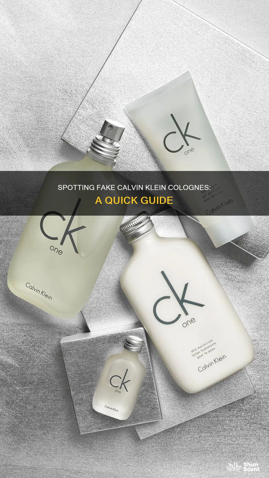 how to spot a fake calvin klein cologne