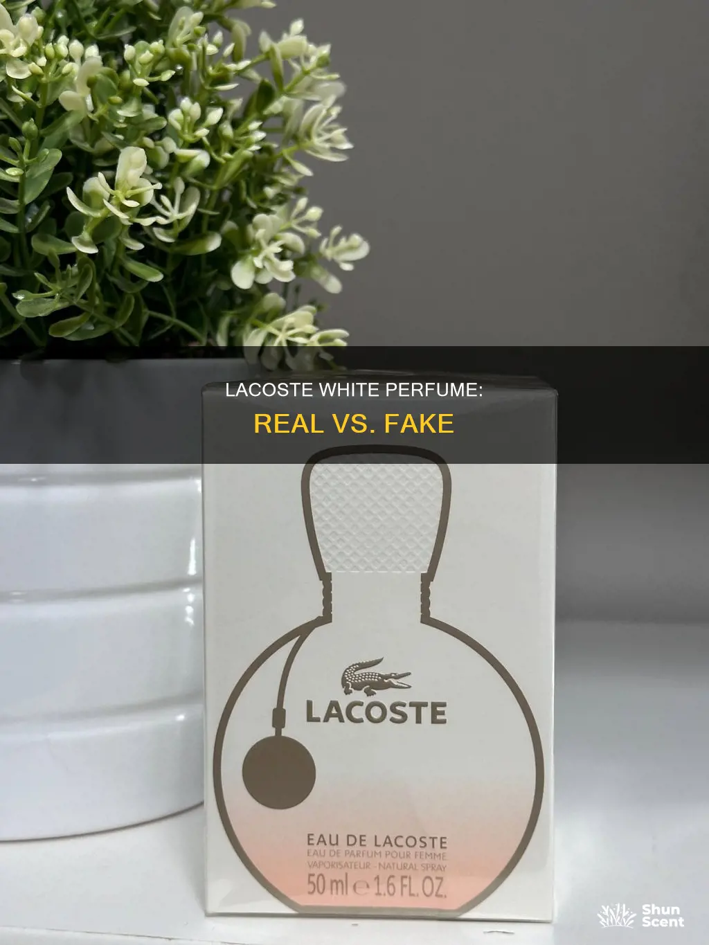 how to spot a fake lacoste white perfume