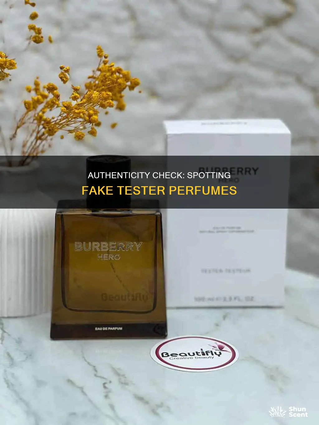 how to spot a fake tester perfume