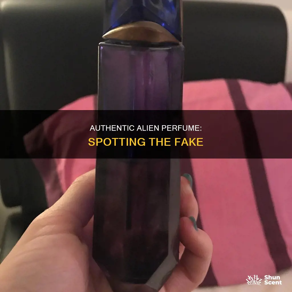 how to spot fake alien perfume