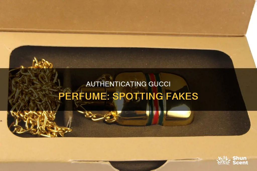 how to spot fake gucci perfume