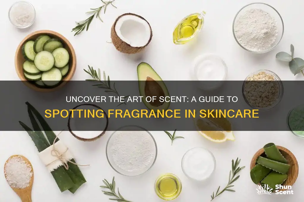 how to spot fragrance in skincare