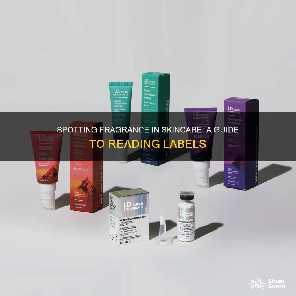how to spot fragrance in skincare