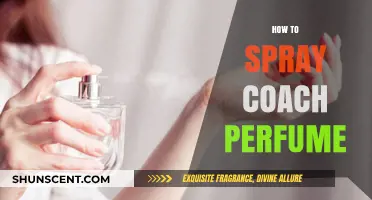 Spraying Coach Perfume: Tips for Application