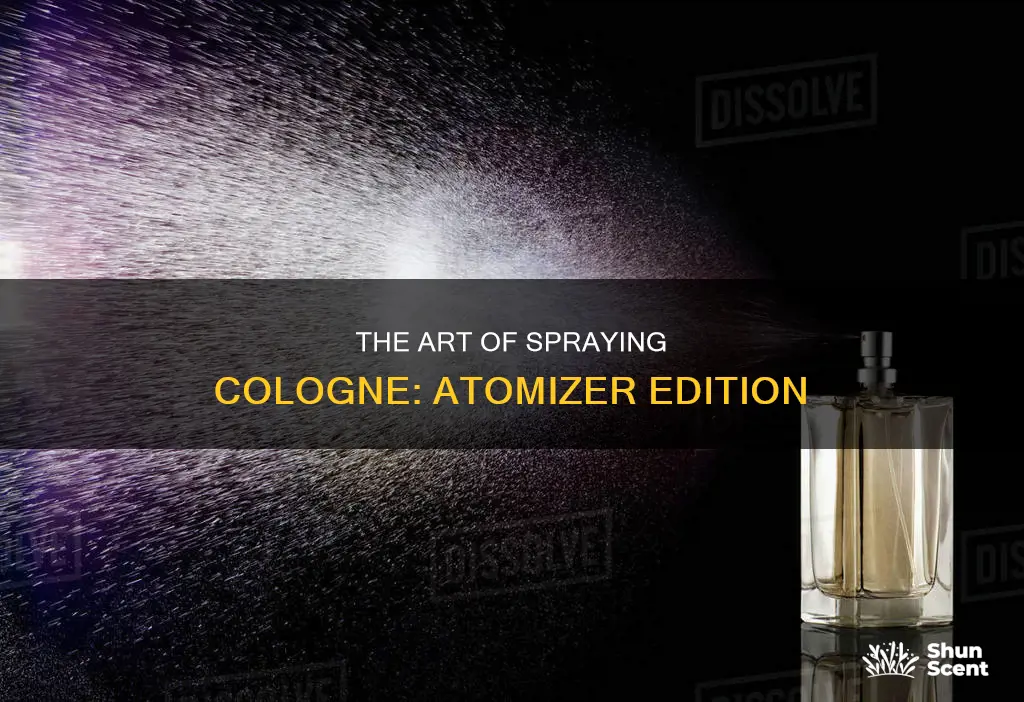 how to spray cologne from attomizer