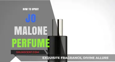 Spraying Jo Malone: The Art of Scent