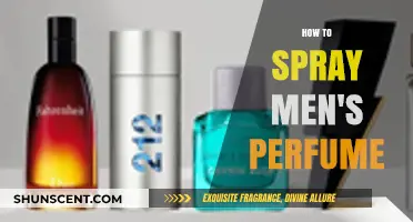 Spraying Men's Perfume: Techniques for the Perfect Scent
