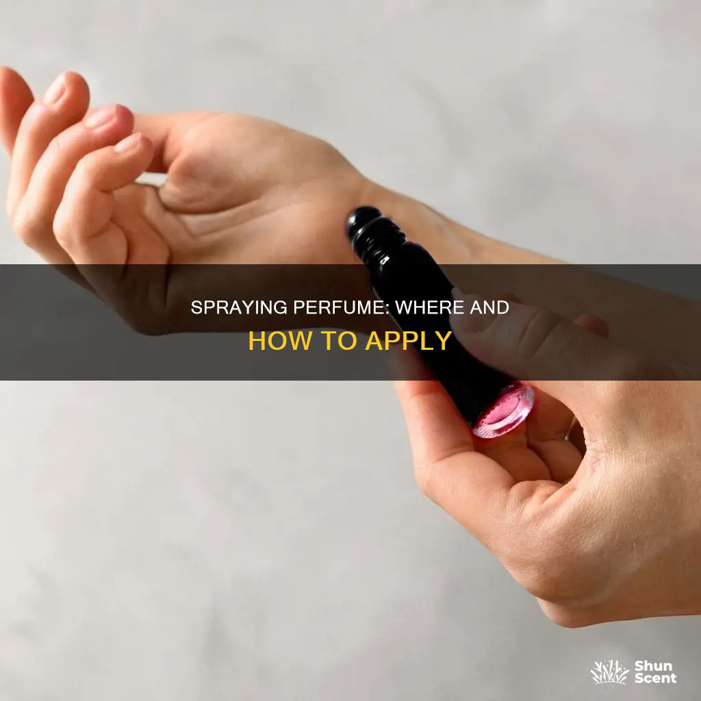 how to spray perfume on body
