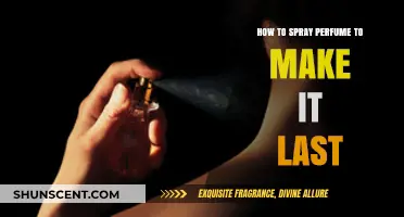 Spraying Scents: Making Your Perfume Last Longer