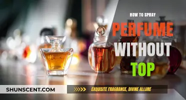 Spraying Perfume Without the Top: A Guide to Application