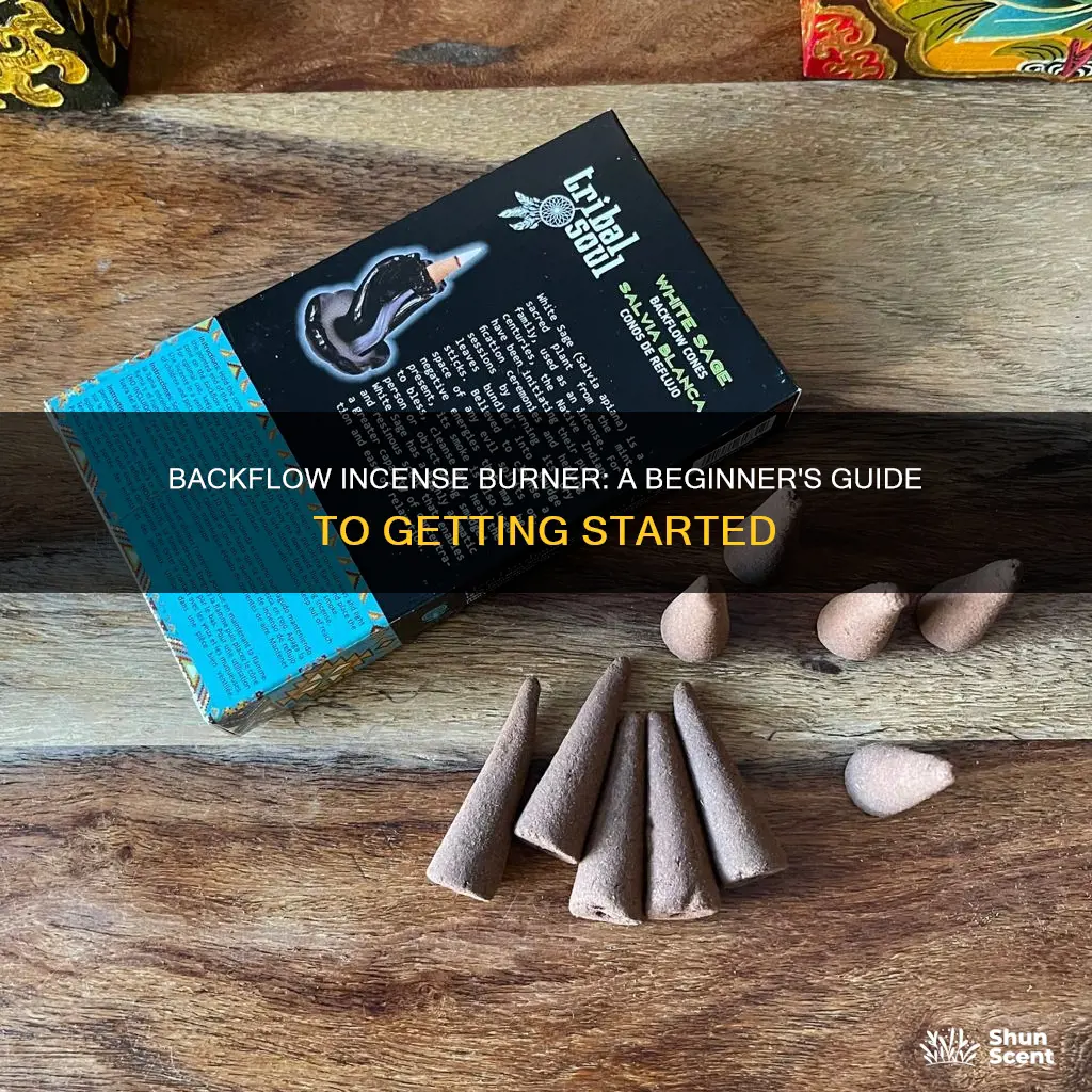 how to start a backflow incense burner