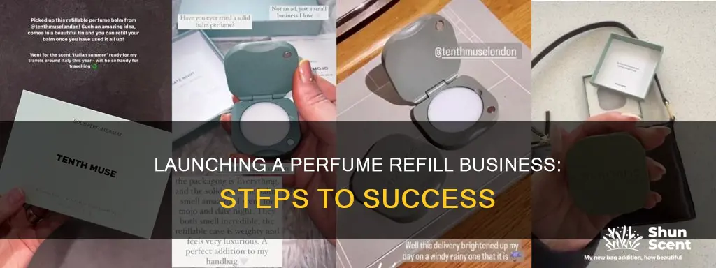 how to start a perfume refill business