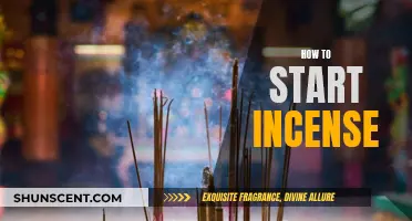Starting an Incense Stick: A Beginner's Guide to Incense