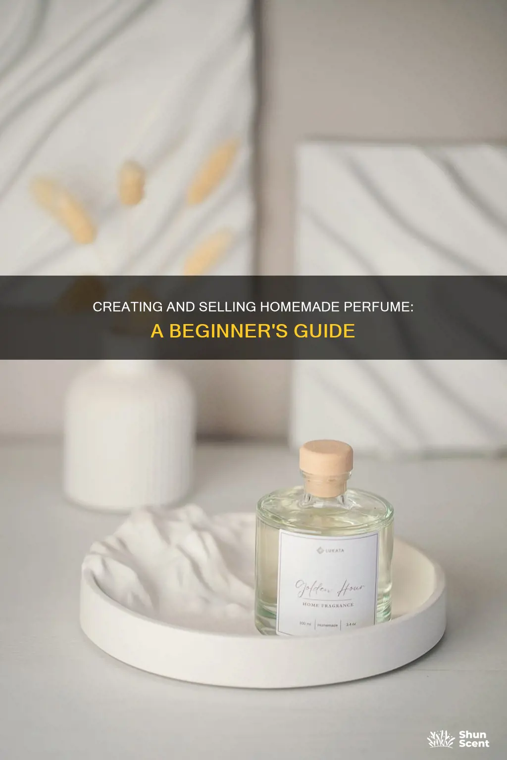 how to start selling homemade perfume