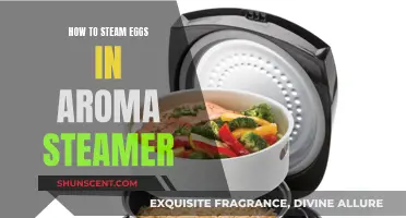 Steaming Eggs: Using the Aroma Steamer for Perfect Results