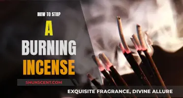 Stopping Incense Burning: Quick and Easy Methods