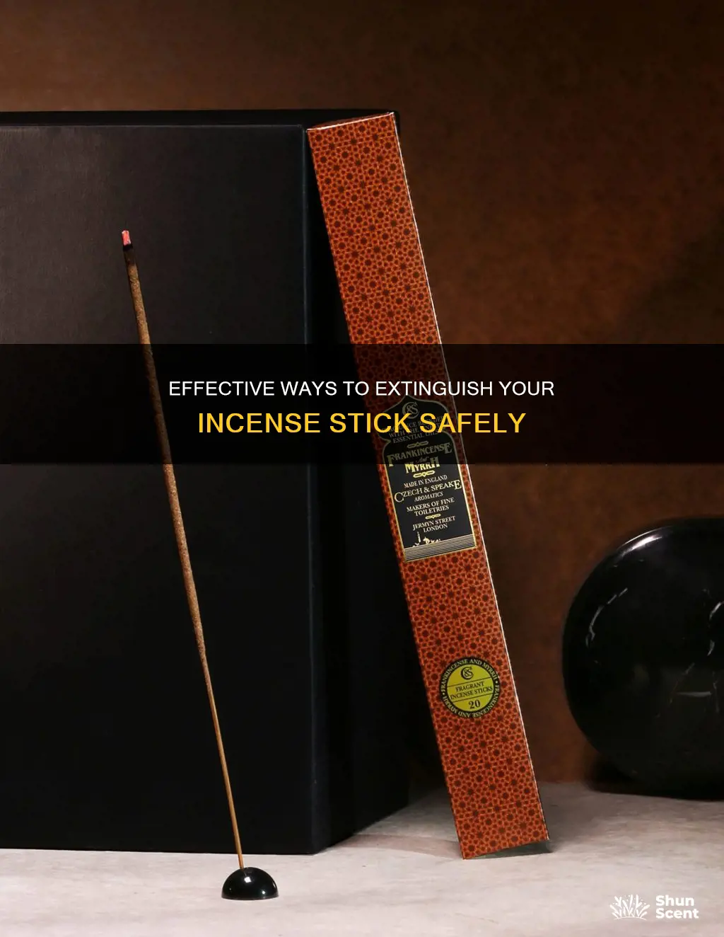 how to stop an incense stick
