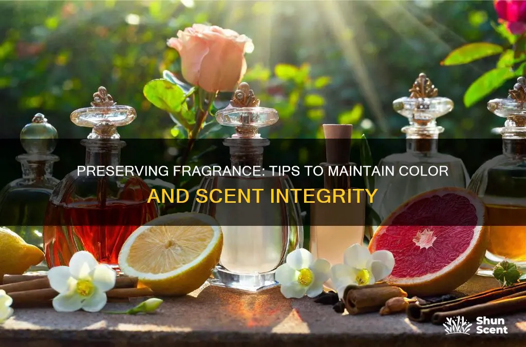 how to stop fragrances from changing color