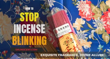 Prevent Incense from Blinking: Tips for a Steady Burn