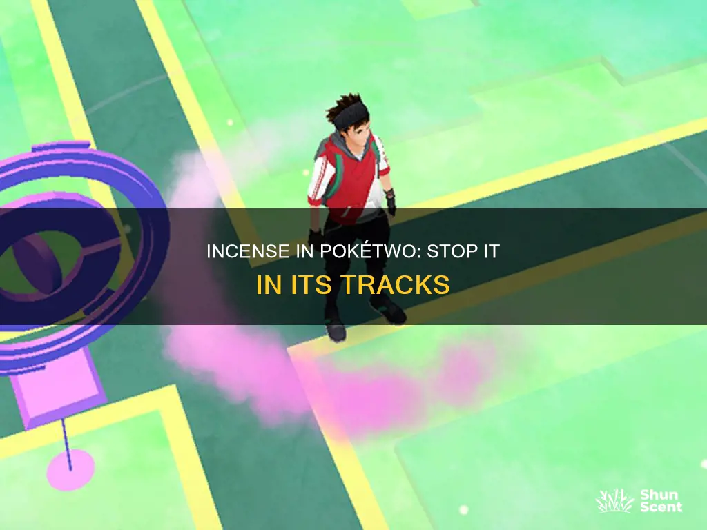 how to stop incense in poketwo