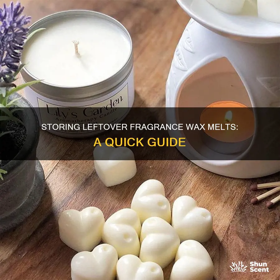 how to store leftover fragrance wax melts